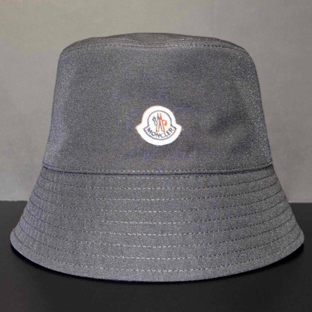Moncler Charcoal Bucket Hat